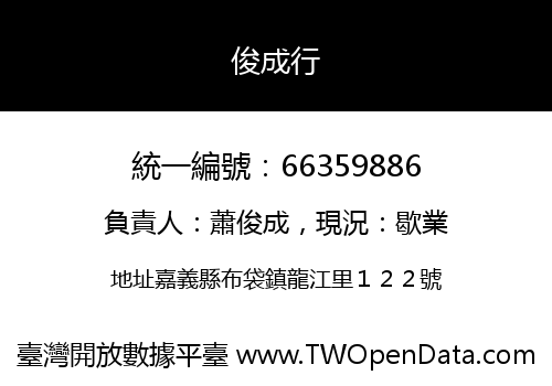俊成行