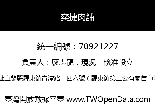 奕捷肉舖