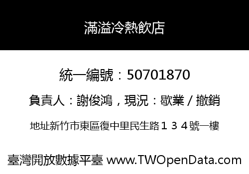 滿溢冷熱飲店