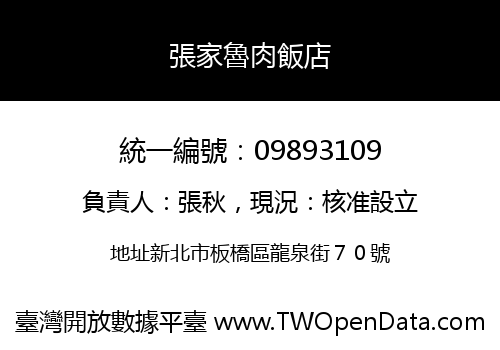 張家魯肉飯店