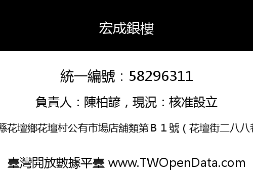 宏成銀樓