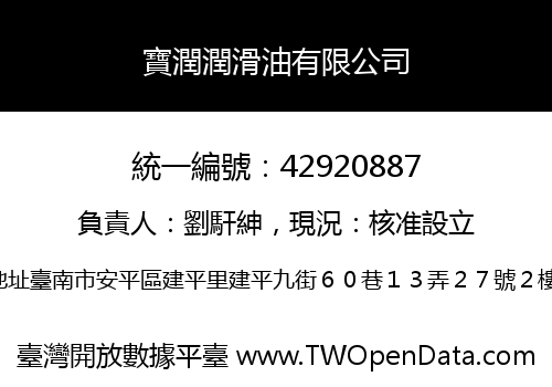 寶潤潤滑油有限公司