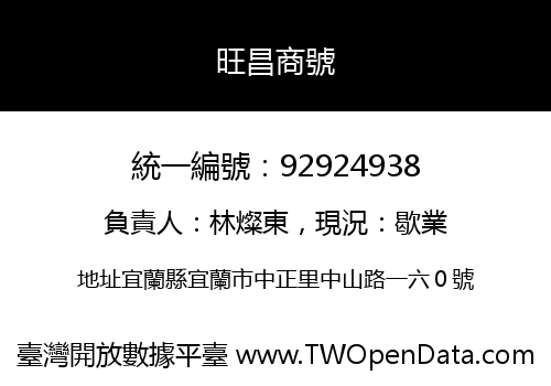 旺昌商號