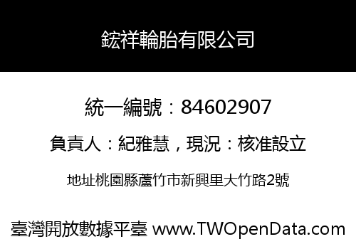鋐祥輪胎有限公司