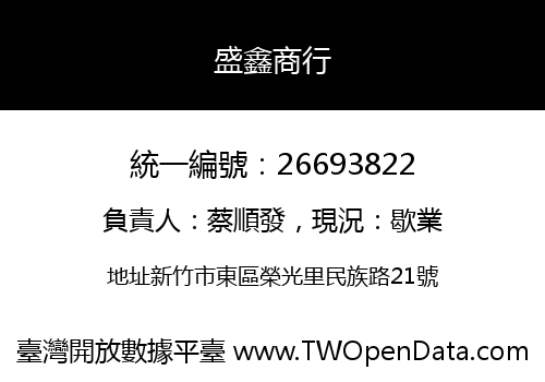 盛鑫商行
