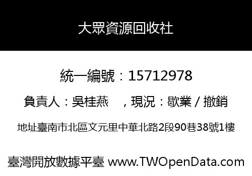 大眾資源回收社