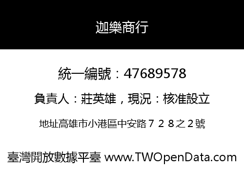 迦樂商行