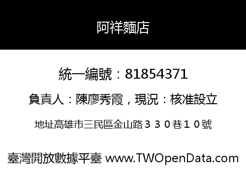 阿祥麵店