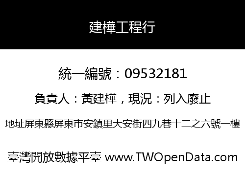 建樺工程行