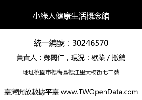小綠人健康生活概念館
