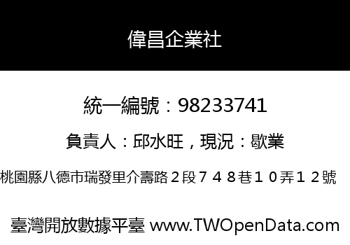 偉昌企業社