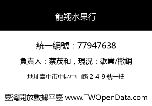 龍翔水果行