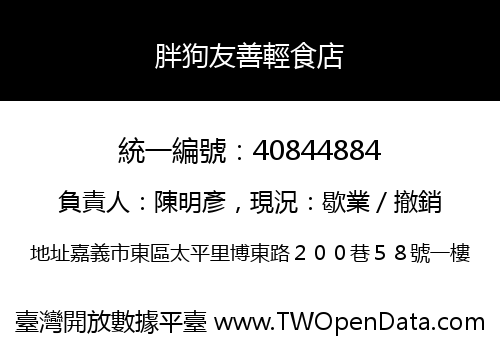 胖狗友善輕食店