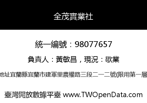 全茂實業社