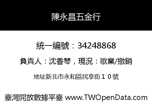 陳永昌五金行