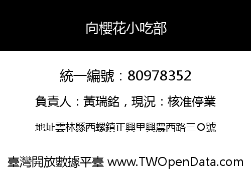 向櫻花小吃部