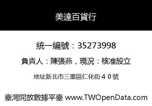 美達百貨行