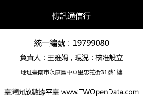 傳訊通信行