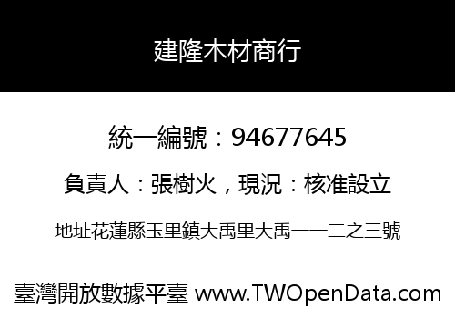 建隆木材商行