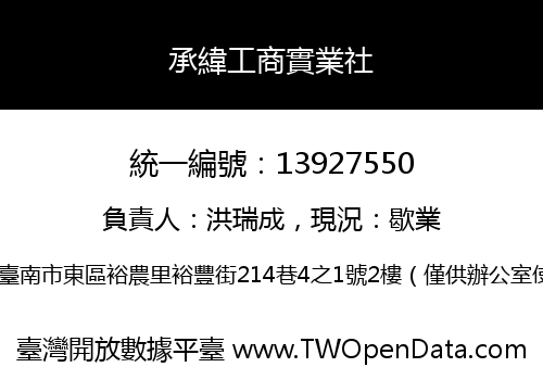 承緯工商實業社