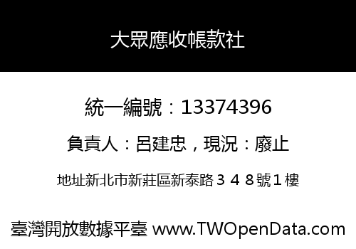 大眾應收帳款社