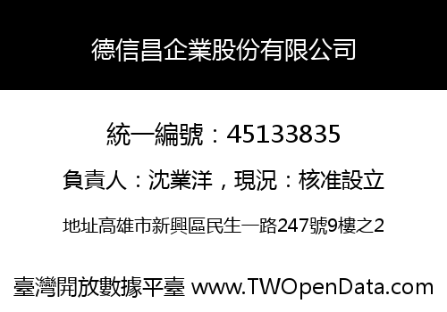 德信昌企業股份有限公司