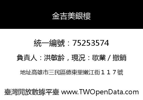 金吉美銀樓