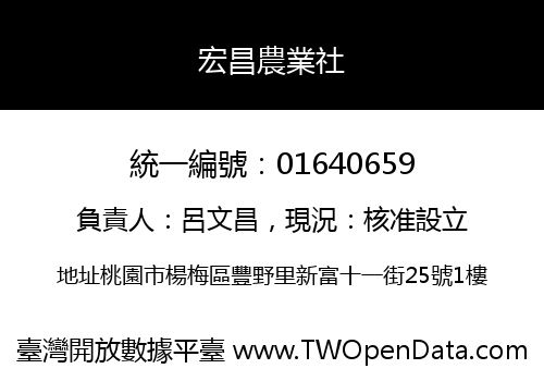宏昌農業社