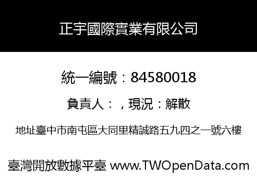 正宇國際實業有限公司