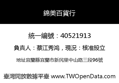 錦美百貨行
