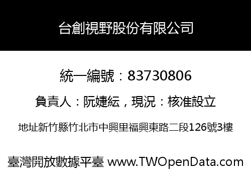 台創視野股份有限公司