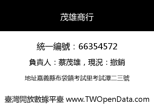 茂雄商行