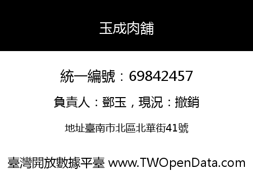 玉成肉舖
