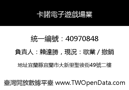 卡諾電子遊戲場業