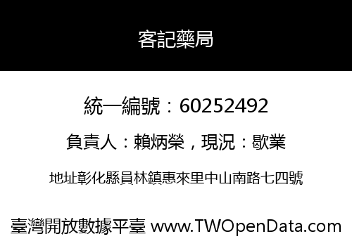 客記藥局