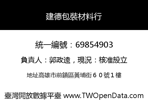 建德包裝材料行