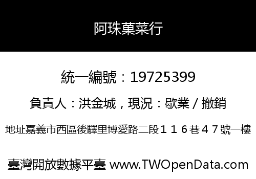 阿珠菓菜行
