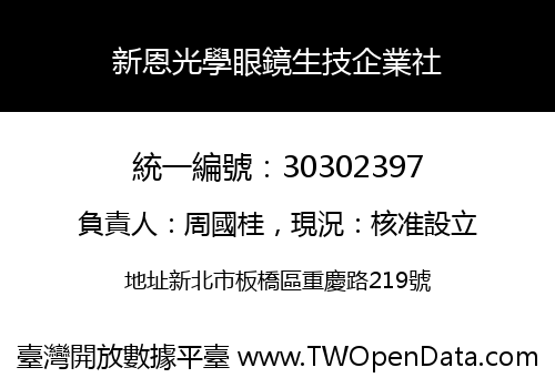 新恩光學眼鏡生技企業社