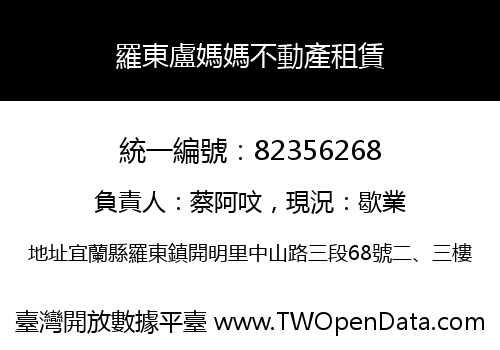 羅東盧媽媽不動產租賃