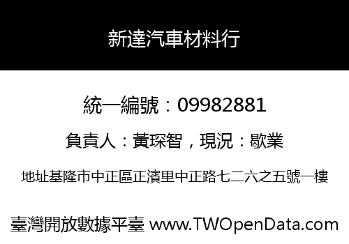 新達汽車材料行