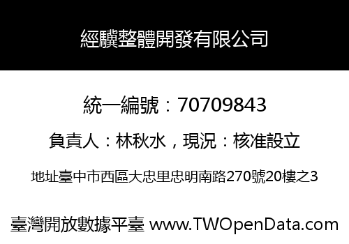 經驥整體開發有限公司