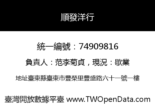 順發洋行