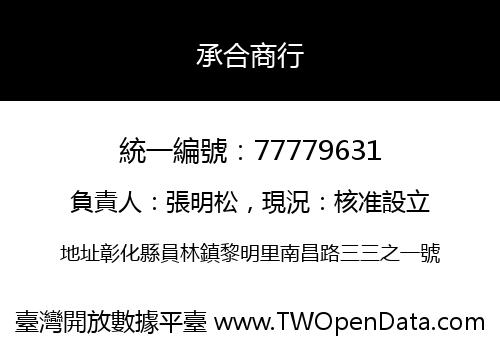 承合商行