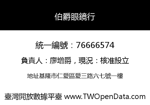 伯爵眼鏡行