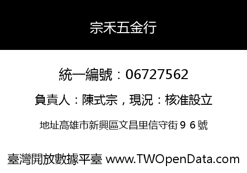 宗禾五金行