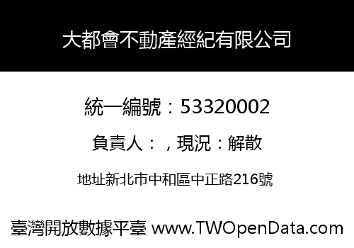 大都會不動產經紀有限公司