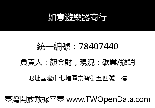 如意遊樂器商行