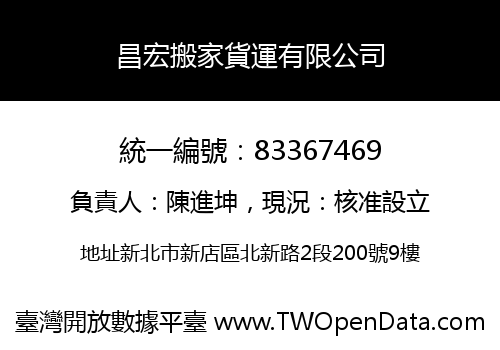 昌宏搬家貨運有限公司