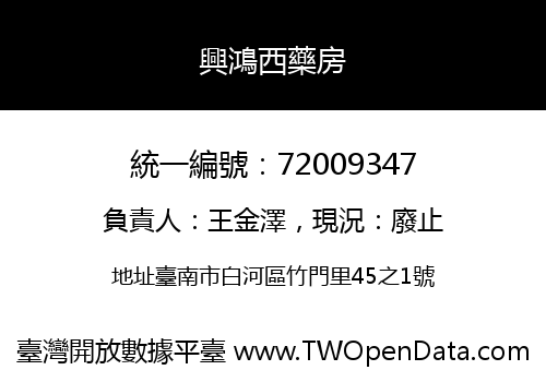 興鴻西藥房