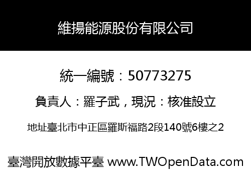維揚能源股份有限公司